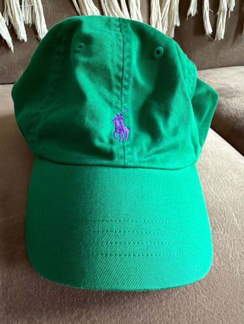 Polo Ralph Lauren Chino Cotton Baseball Cap Green